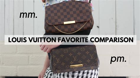 Louis Vuitton favorite pm size